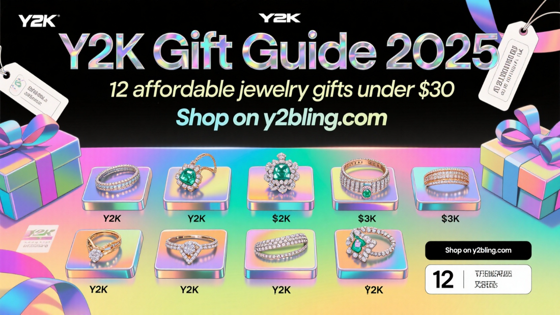 Y2K Gift Guide 2025 — 12 Jewelry Picks Under $30
