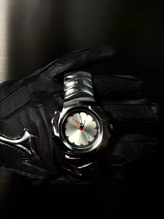 Y2K Blade Retro Watch - Non-Oakley Style Steel Quartz Unisex Vintage | Y2Bling