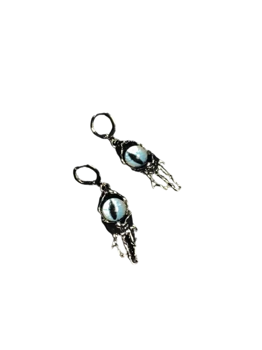 Cthulhu’s Tear Ear Cuffs | Eldritch Eye & Minimal Dark Glow (Limited Edition)
