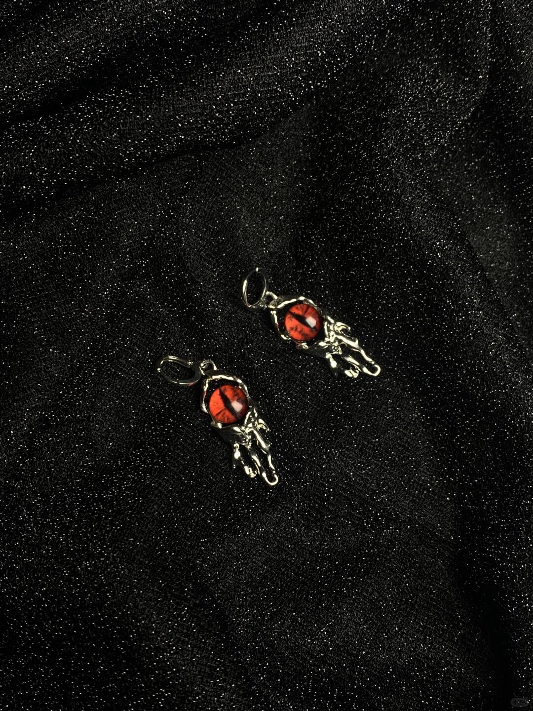 Cthulhu’s Tear Ear Cuffs | Gothic Eye & Occult Glow (Limited Edition)