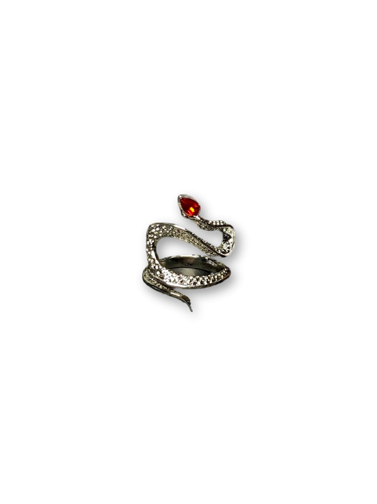 Snake Soul Ring | Gothic Serpent & Adjustable Indie Edge (Limited Edition)