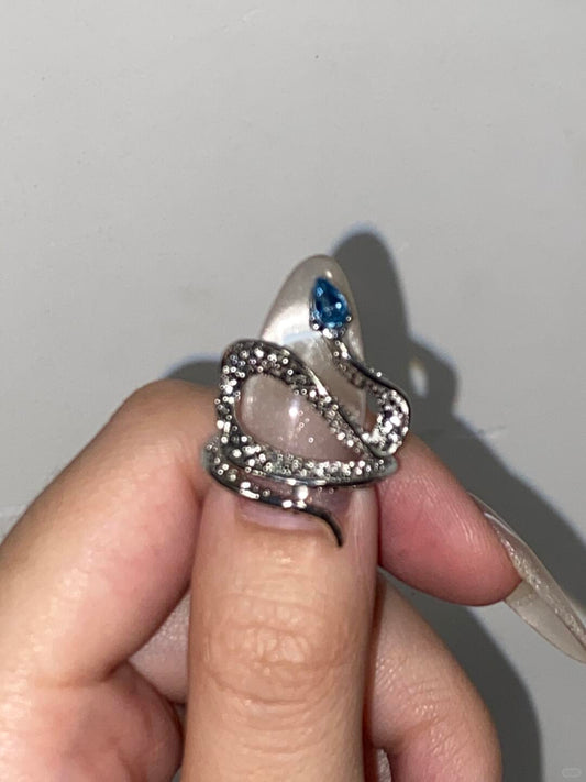 Snake Soul Ring | Adjustable Serpent & Zircon Glow (3 Colors, Limited Edition)