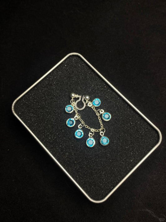 Water Color Ear Clips | Two-Way Ocean Glow & Clip-On Comfort (Limited Edition)