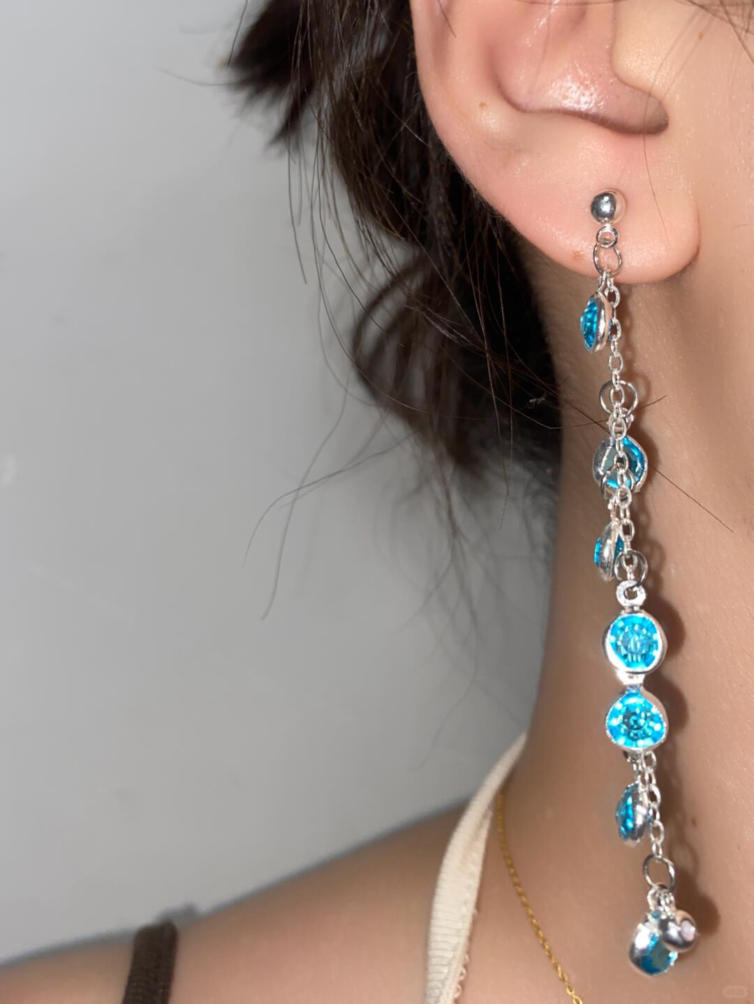 Water Color Ear Clips | Two-Way Ocean Glow & Clip-On Comfort (Limited Edition)