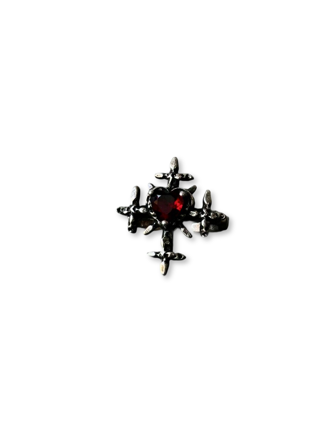 Heart of Winter | Snowflake Gemstone Ring (One-of-a-Kind)