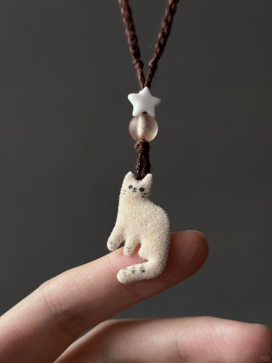 Furry Signal of Love | Winter Star Necklace (Y2K Limited)