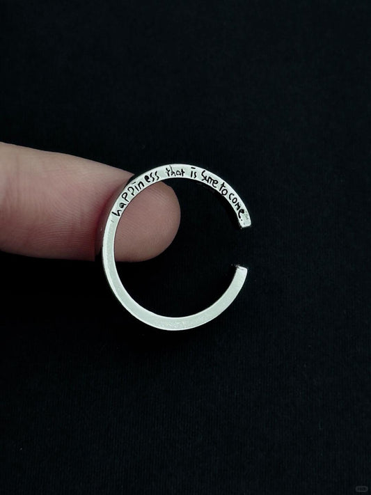 Happiness Lucky Ring | Poetic Elegance & Joyful Design (Limited Edition)