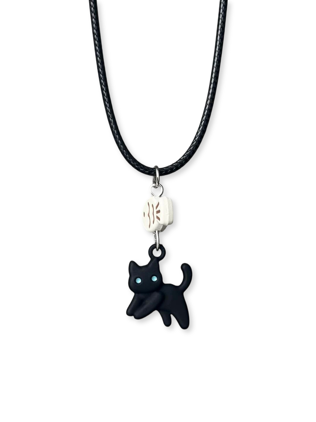 Kitten’s Dried Fish Habit | Novelty Fish Bone Charm Necklace (Y2K Limited)