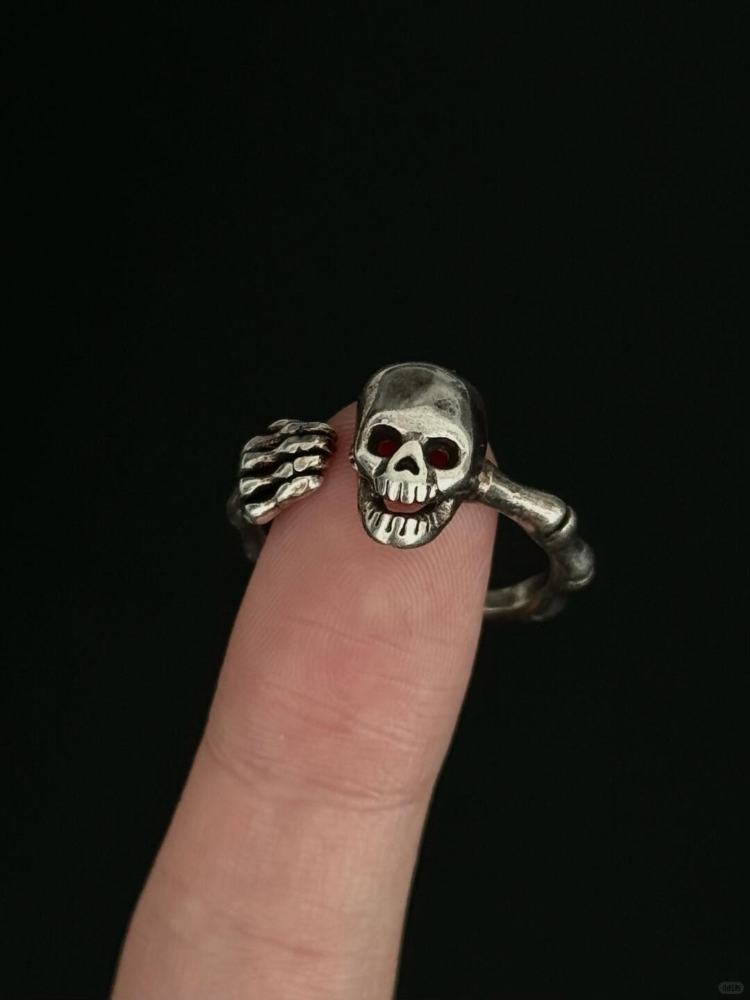 Vintage Hollow Skeleton | Truth Through Bone Statement Ring (Y2K Limited)