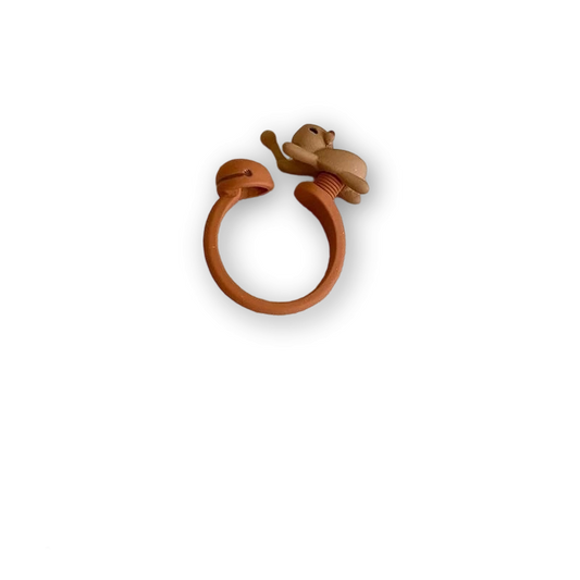 Woodpecker Dolphin Ring | Zen Calm & Playful Whimsy (Limited Edition)