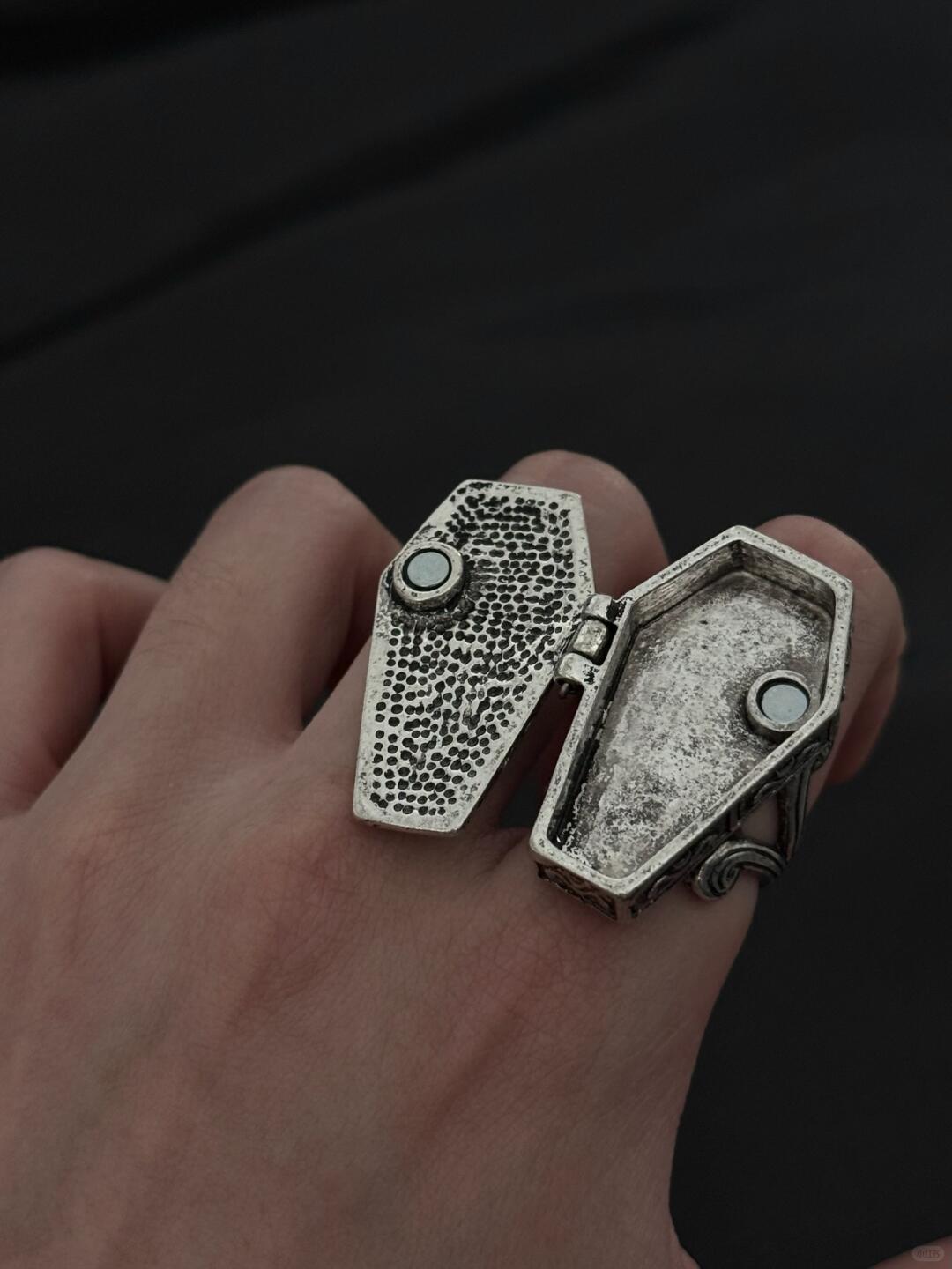Coffin World Ring | Gothic Elegance & Existential Reflection (Limited Edition)