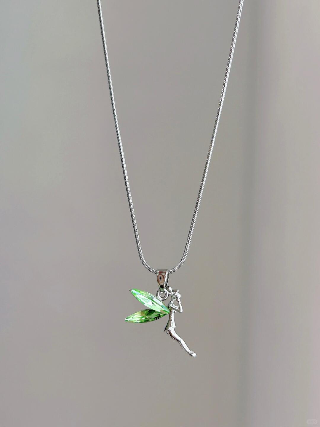 Green Field Elves Necklace | Poetic Elegance & Natural Design (Limited Edition)