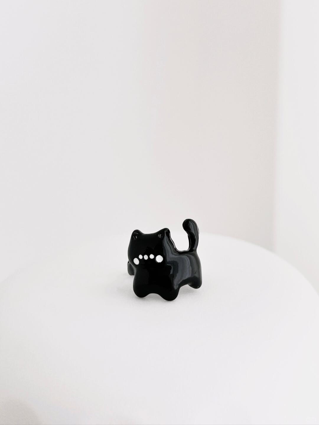 Little Black Cat Ear Cuff | Playful & Whimsical Design (Limited Edition)