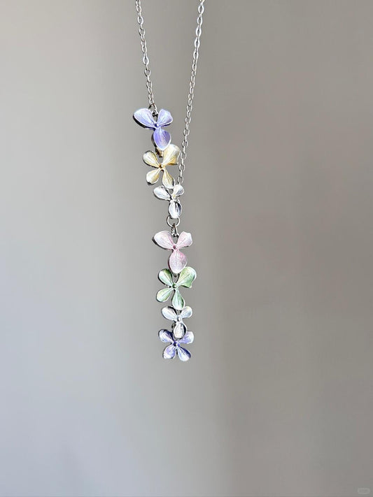 Endless Summer Iris Necklace | Sylvia’s Poetic Impression Pendant (Limited Edition)