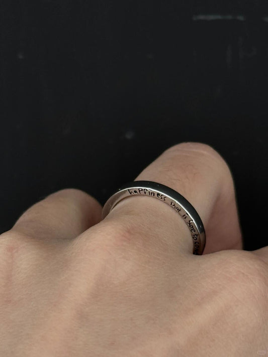 Happiness Lucky Ring | Poetic Elegance & Joyful Design (Limited Edition)