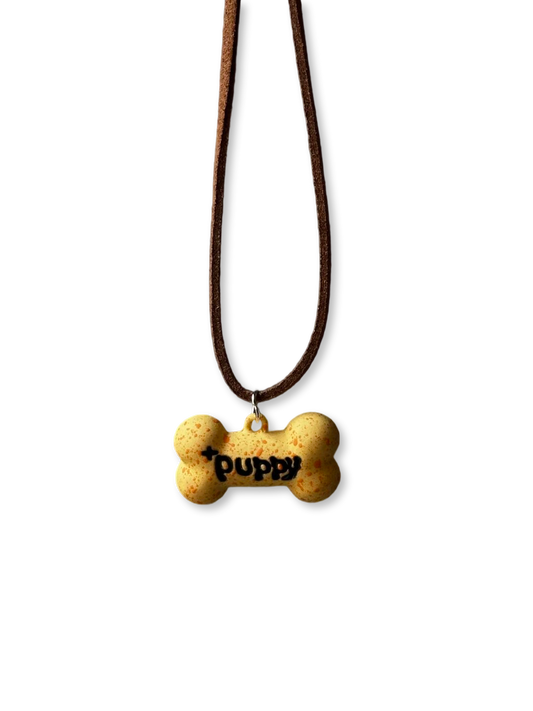 Dear Puppy | Handcrafted Puppy Cookie Memorial Necklace (Y2K Limited)