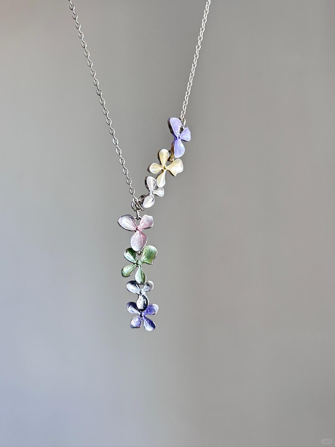 Endless Summer Iris Necklace | Sylvia’s Poetic Impression Pendant (Limited Edition)