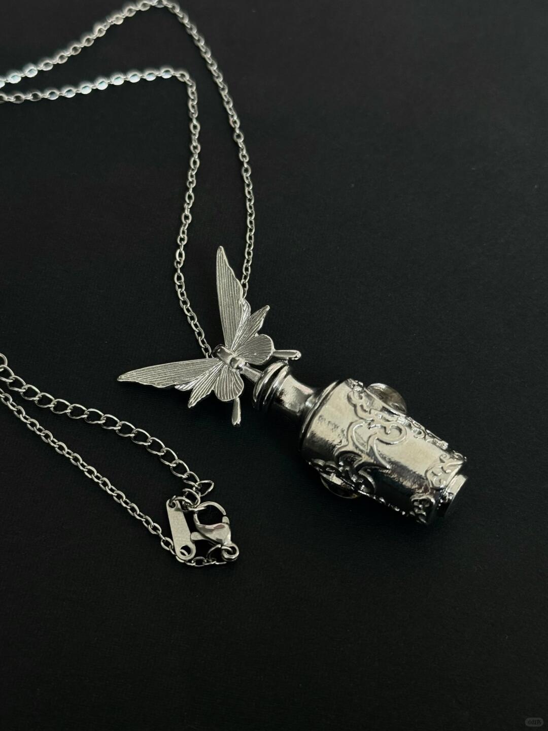 Sacred Vial | Butterfly Soul Freedom Necklace (Y2K One-of-a-Kind)