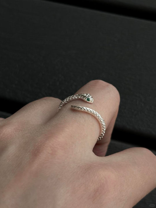 Serpente di Capodanno | Anello Serpente Gioia e Amore (Y2K Limited)