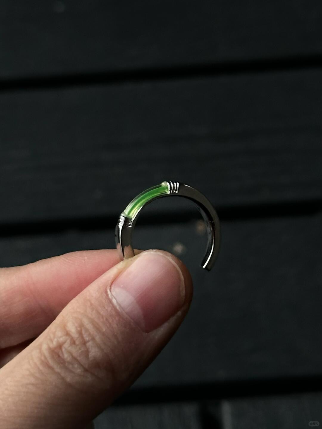 Phase 51 Venom Symbiote | Alien Experiment Cuff Ring (Y2K One-of-a-Kind)