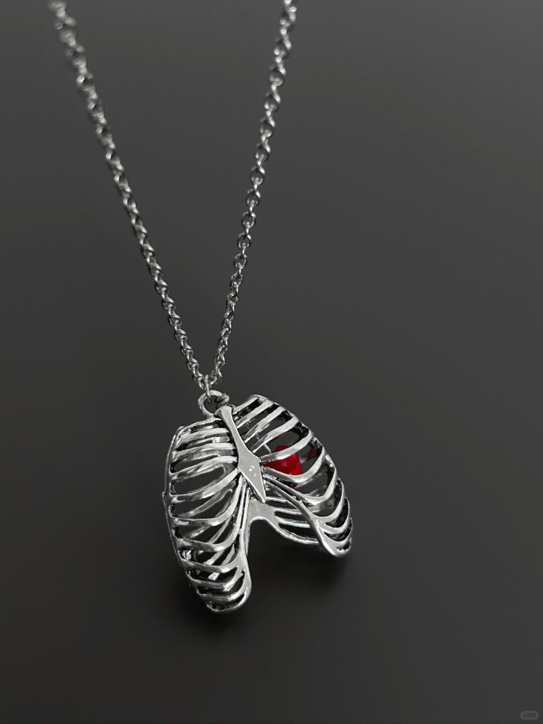 Heart on Trial Necklace | Y2K Gothic Romance (Limited Edition)
