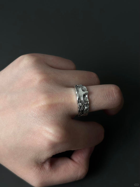 Through the Mirror Haze | Vintage Y2K Illusion Ring (Only 1 Made)