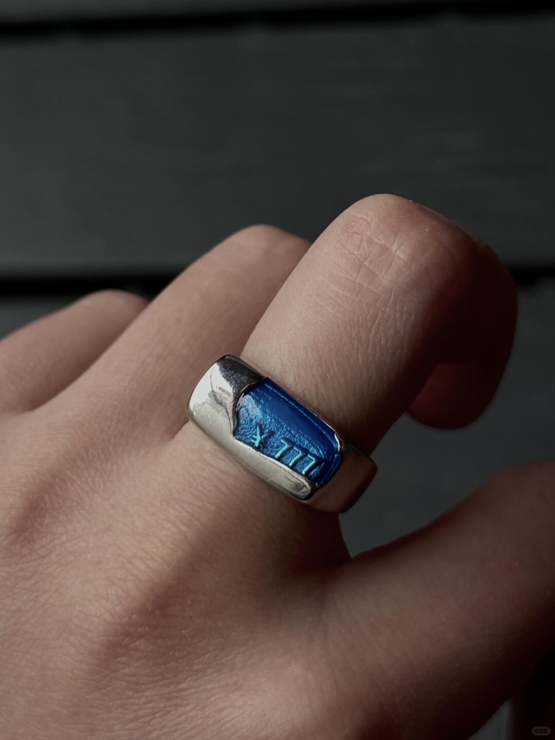 Lucky 777 | Manifestation Angel Number Ring (Y2K Limited)