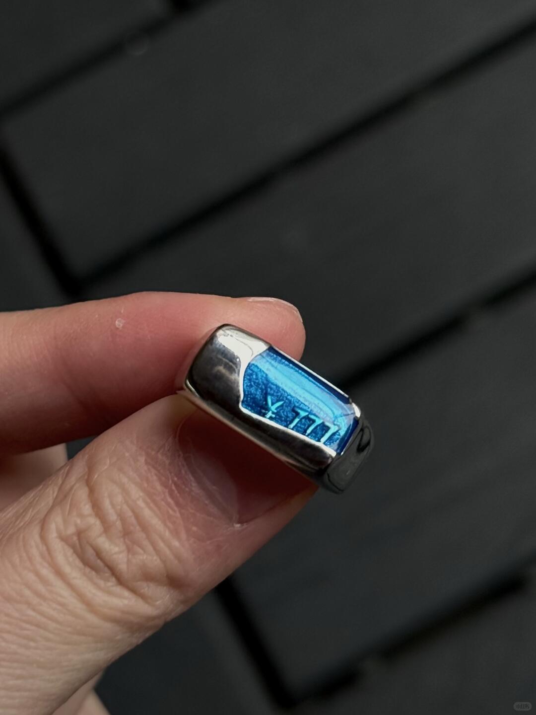 Lucky 777 | Manifestation Angel Number Ring (Y2K Limited)