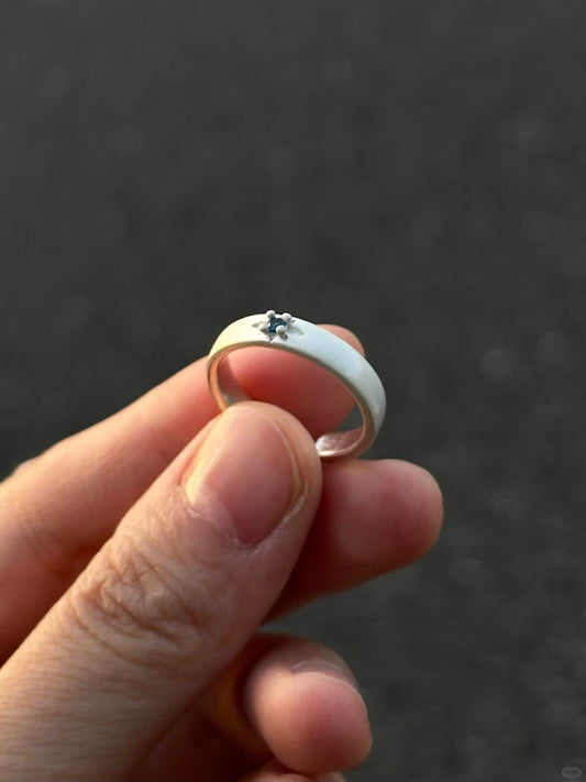 The World’s Heart Is Blue | Deep Sea Love Ring for the Quietly Wrecked