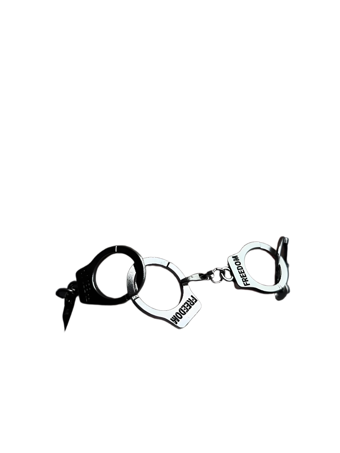 Freedom Handcuff Bracelet | Cold Aesthetic Double-Cuff Chain for Subtle Rebels
