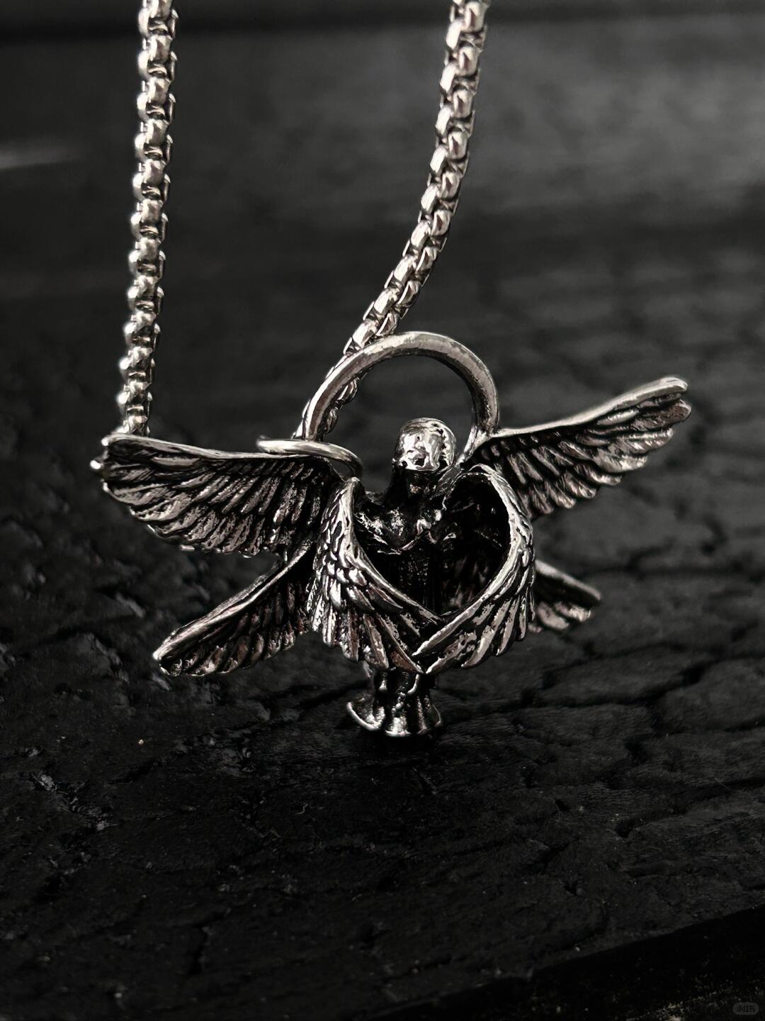 Atonement Angel Necklace | Fallen Grace & Redemption (Limited Edition)