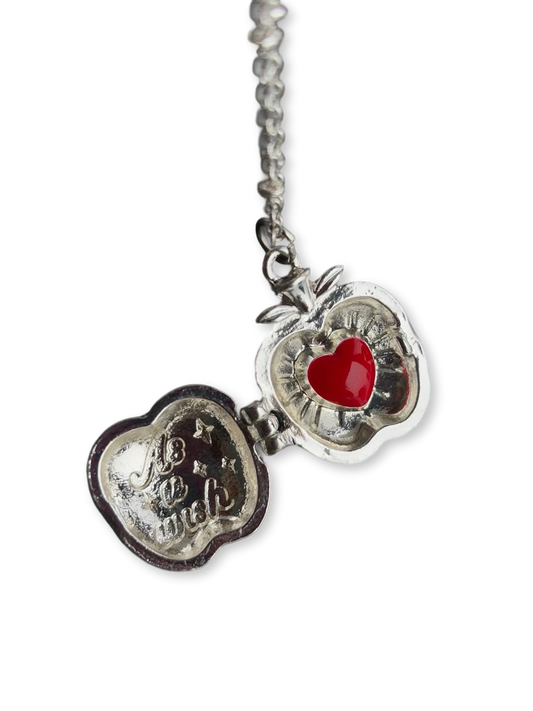 Dreamy Apple Heart | “I Would Still Plant an Apple Tree” Necklace