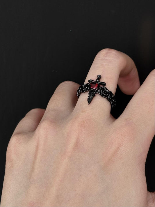 Forbidden Love Ring | Gothic Romance & Poetic Dissonance (Limited Edition)