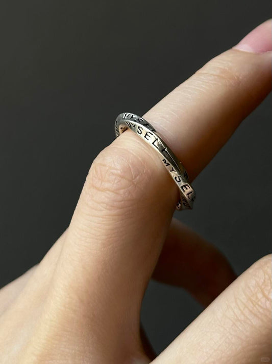 Let It Be | Möbius Strip Ring for Infinite Calm (Vintage Y2K)