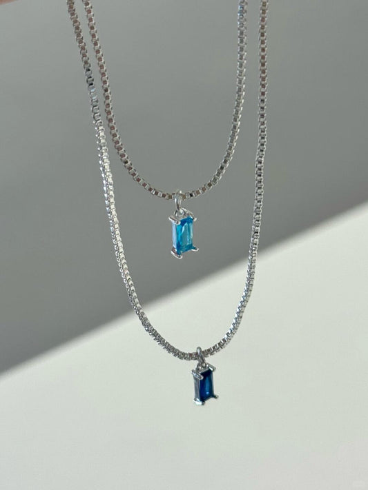 Liquid Indigo Necklace | Infinite Blue & Cool Elegance (Limited Edition)