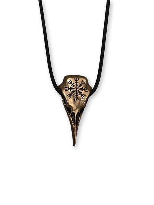 Phantom Crow | Maledictio Gothic Raven Pendant Necklace (Y2K Limited)