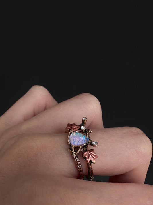 Maple Language Ring | Autumn Elegance & Poetic Charm (Limited Edition)