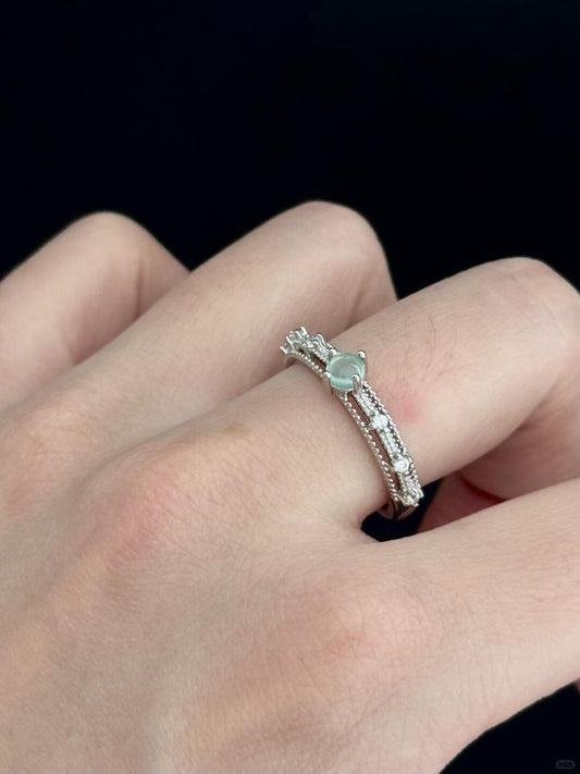 Moonlight Oasis Ring | Poetic Soliloquy in Silver (Limited Edition)