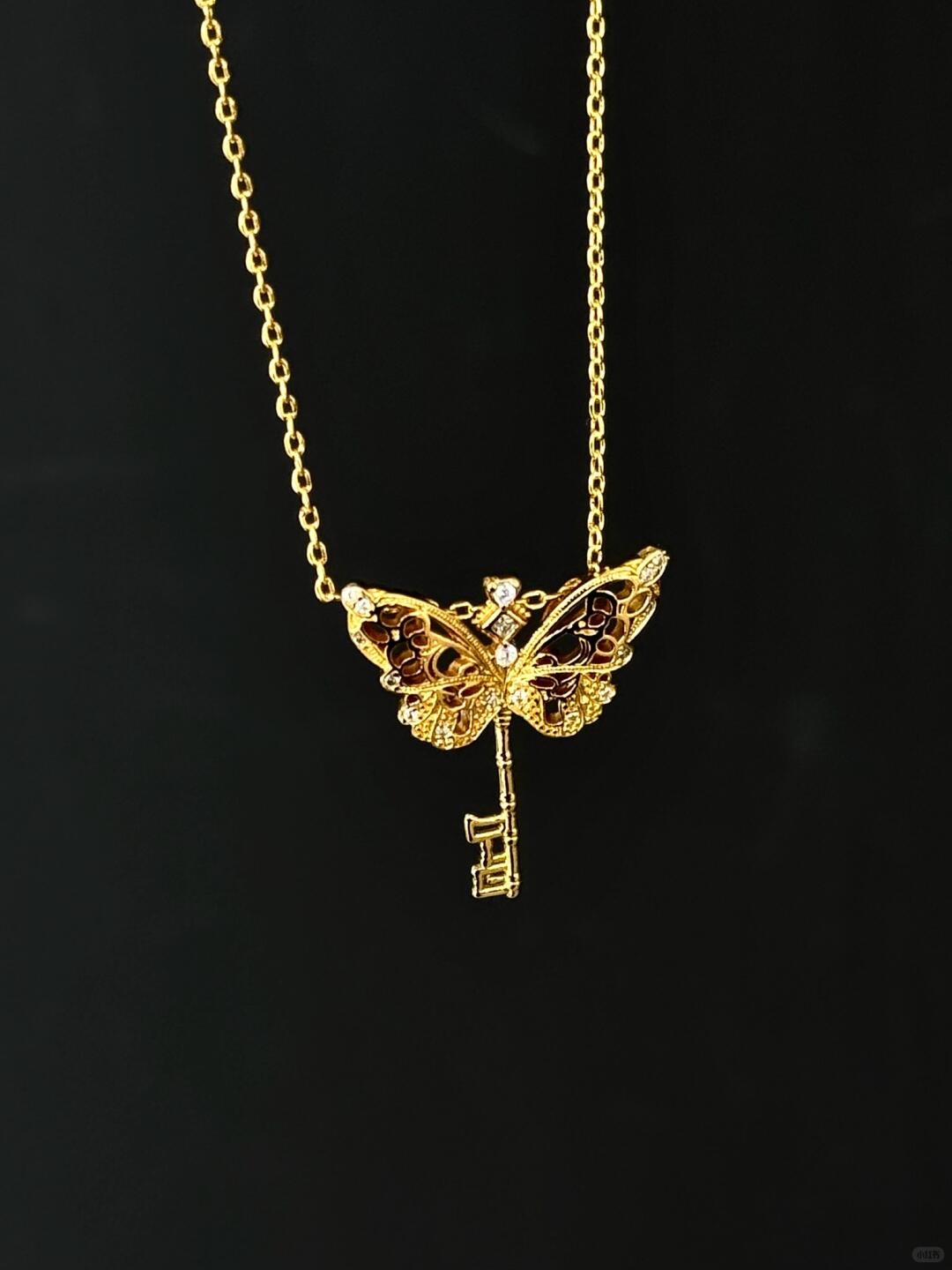 Qiyuan Butterfly Dream | Lacquer Garden Ethereal Butterfly Necklace (Y2K Limited)