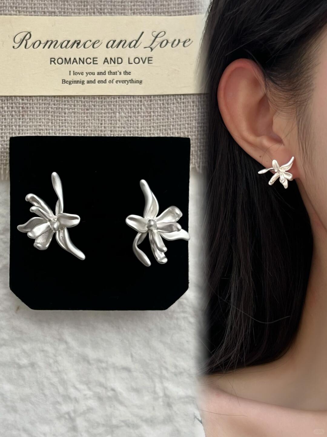 Y2Bling Silver Jasmine Earrings | Silver Jasmine (Limited Edition)