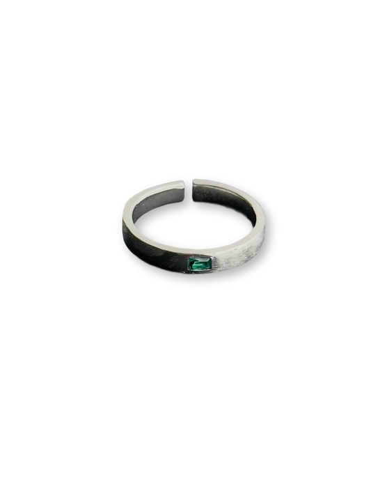 Smeraldo | Moonlit Turquoise Hidden Love Statement Ring (Y2K Limited)