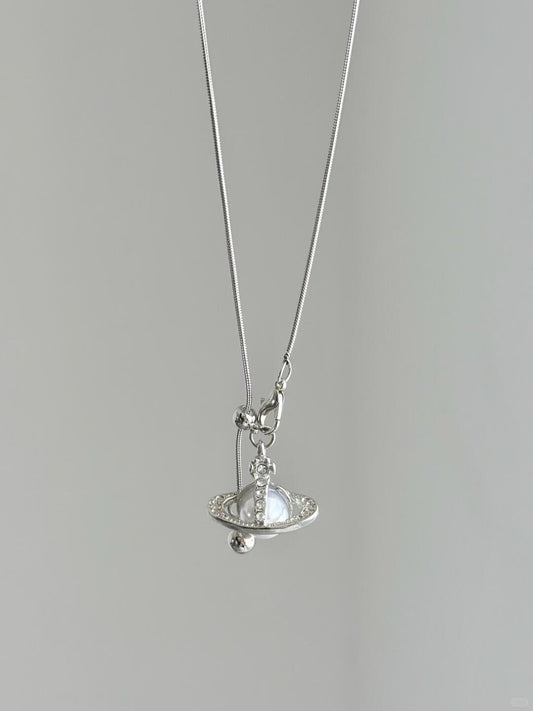 Star Ring Necklace | Celestial Orbit Pendant (Limited Edition)