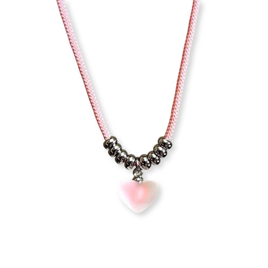 Irreplaceable | Heartbeat & Sunset Y2K-Inspired Necklace