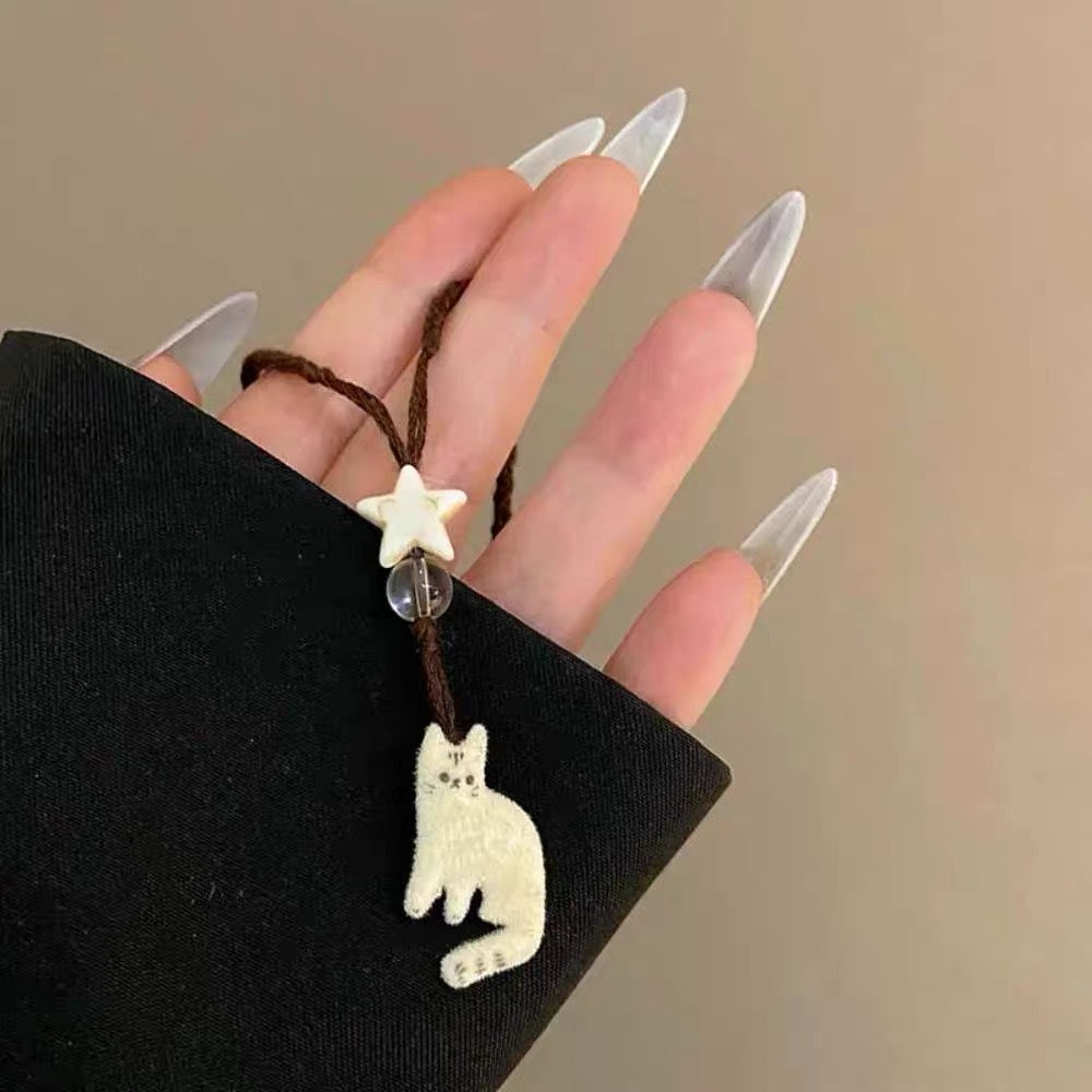 Furry Signal of Love | Winter Star Necklace (Y2K Limited)
