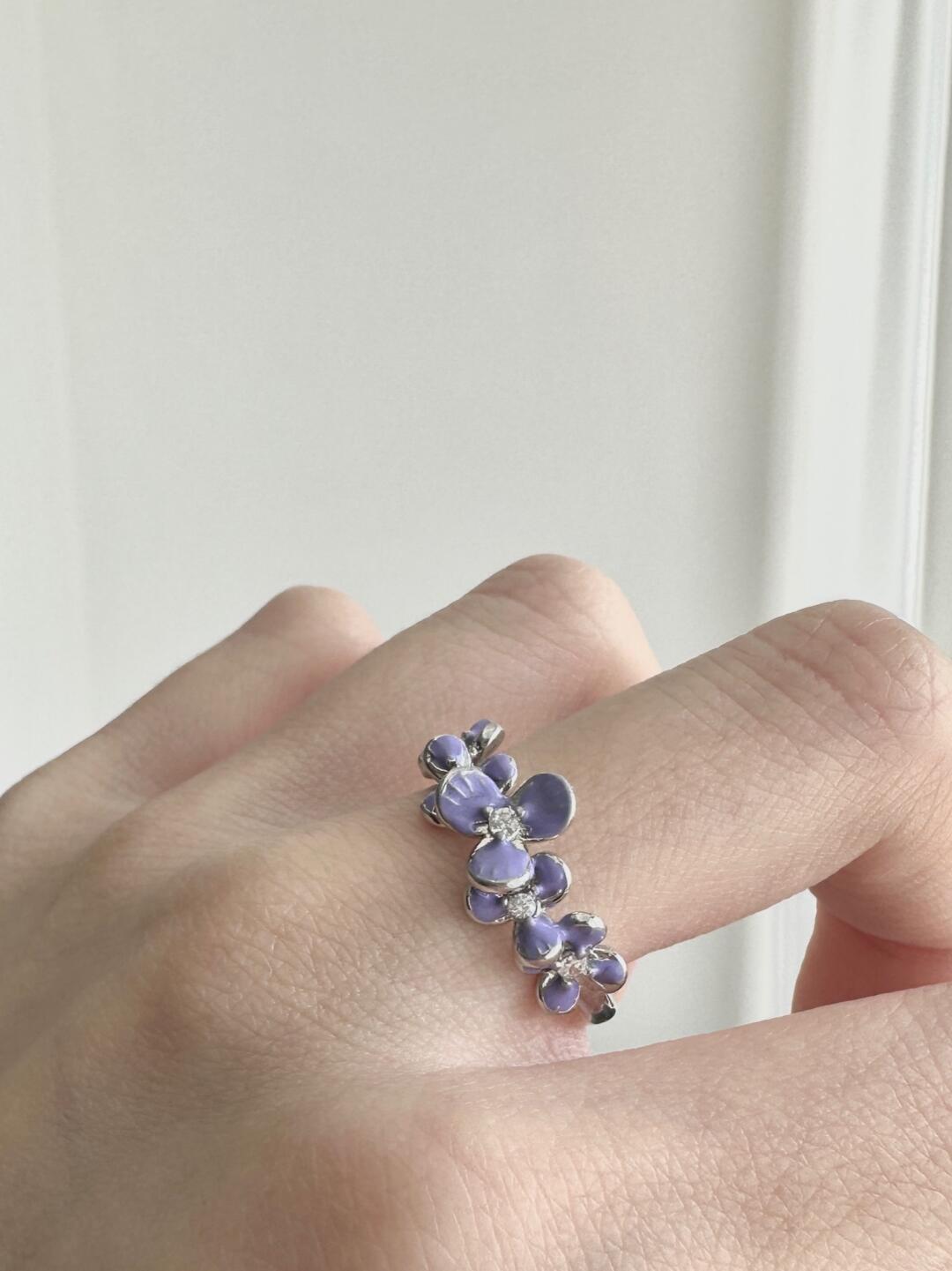 Wistaria | Monet’s Wisteria Spring Vow Statement Ring (Y2K One-of-a-Kind)