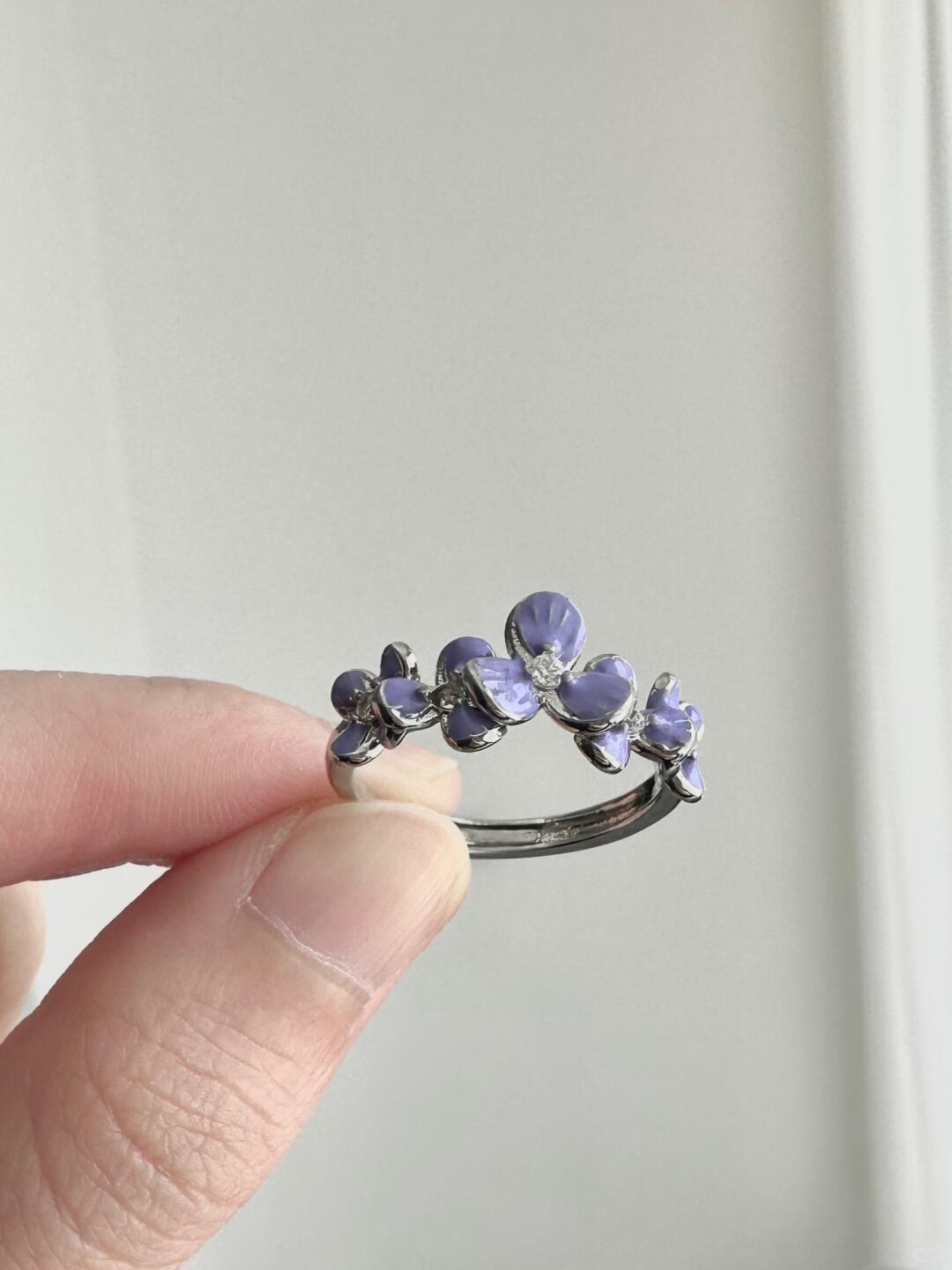 Wistaria | Monet’s Wisteria Spring Vow Statement Ring (Y2K One-of-a-Kind)