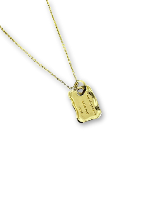 You Deserve Be Loved Necklace | Affirmation & Self-Love (Limited Edition)