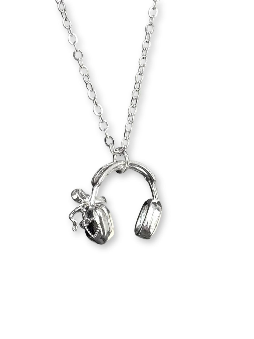Headphone Pendant | Music as Solitude Necklace (Y2K Limited)