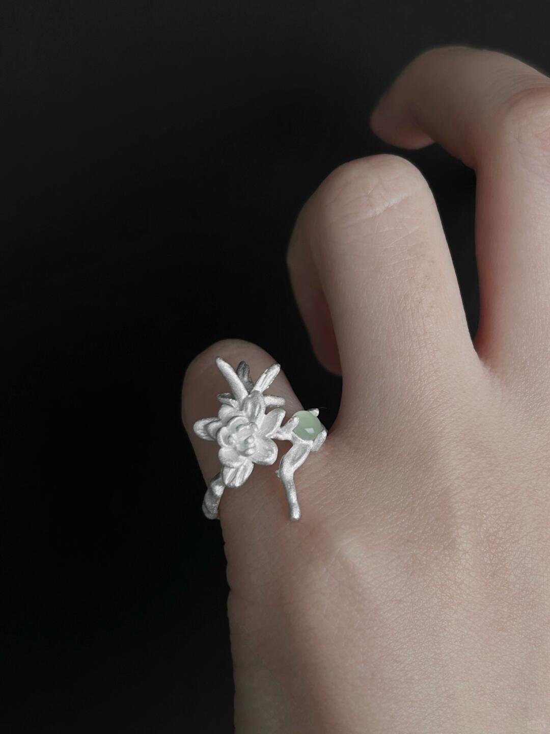 Solitude Iris | Aurora Soul INFP Statement Ring (Y2K Limited)