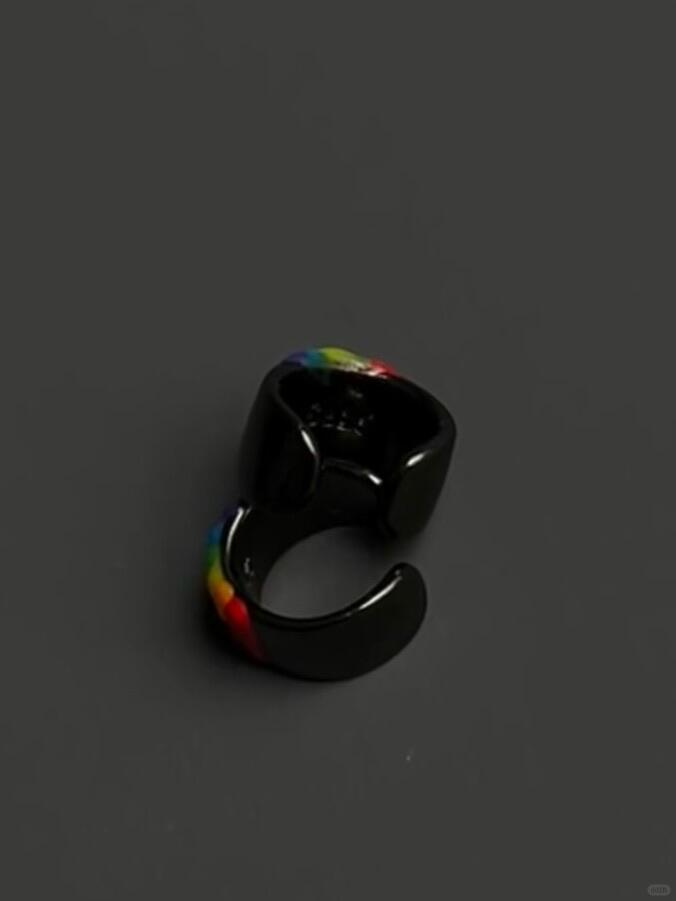 Rainbow Aurora | No-Pierce Prism Ear Cuff (Y2K Limited Release)